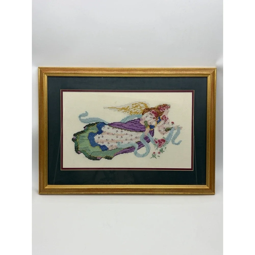 Framed Dimensions Stamped Cross Stitch 3150 Angel of Friendship